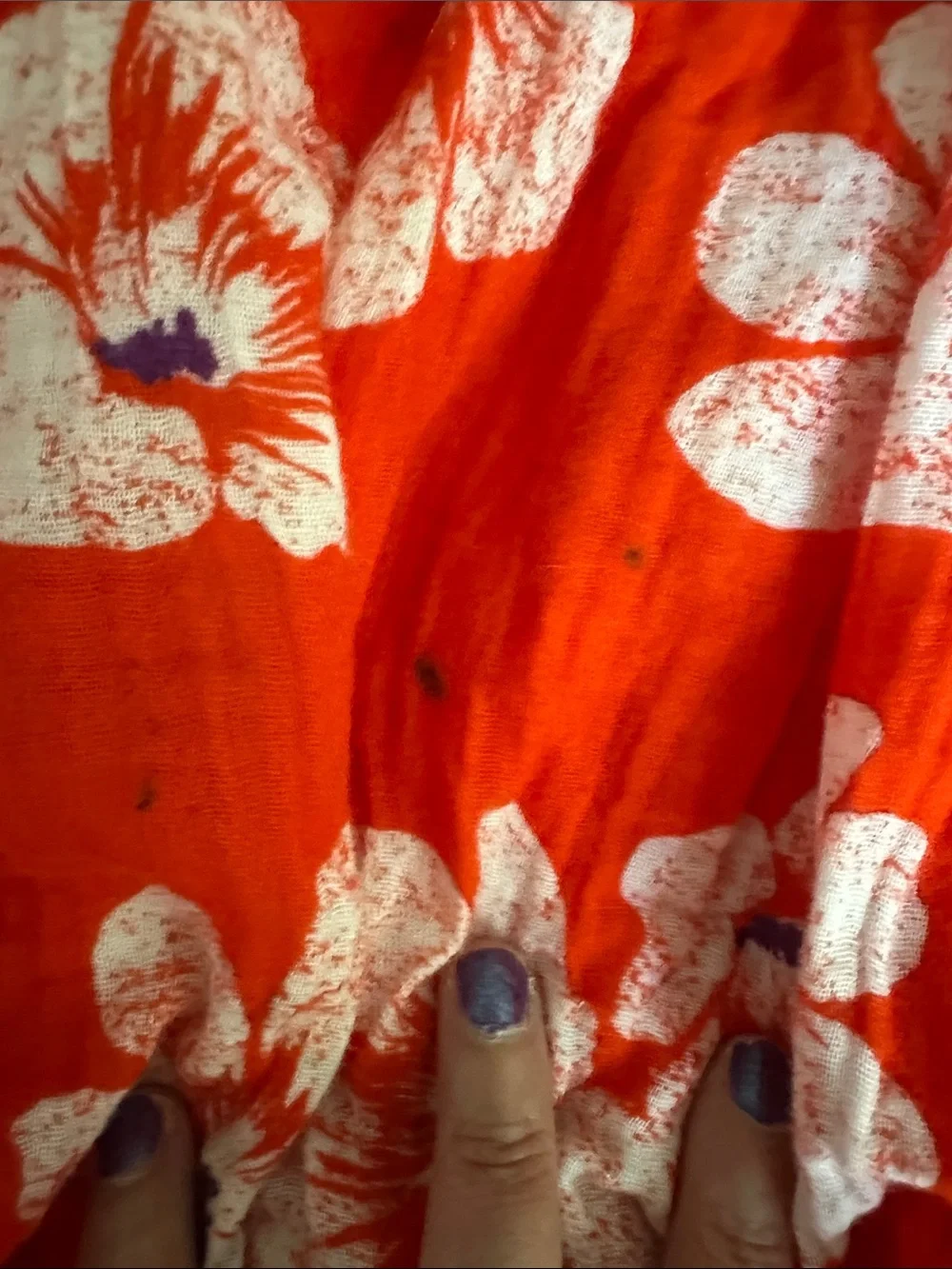 Anthropologie Red and White Floral Tie-Strap Bubble Sundress - Picture 5 of 6